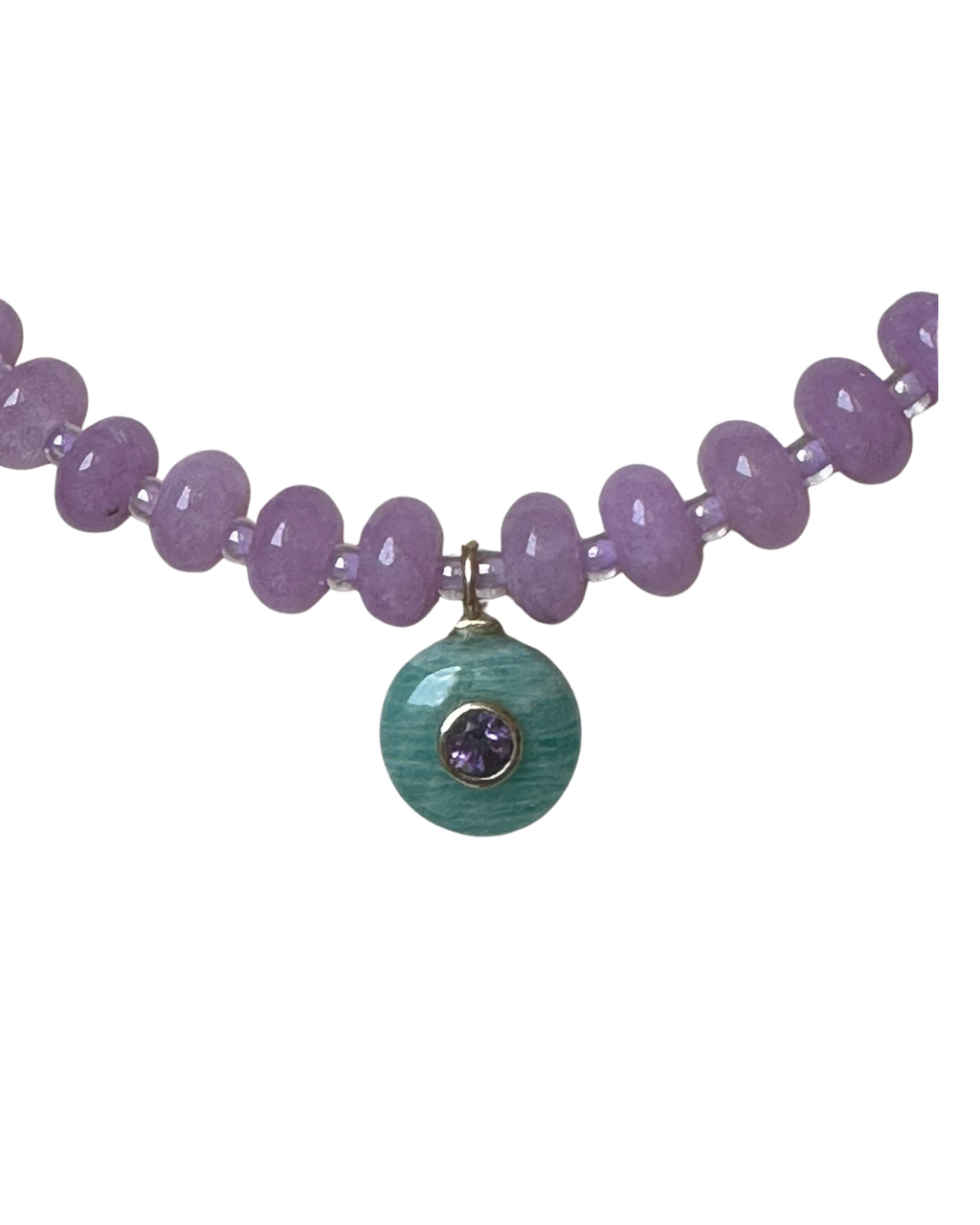 Lavender Jade Necklace