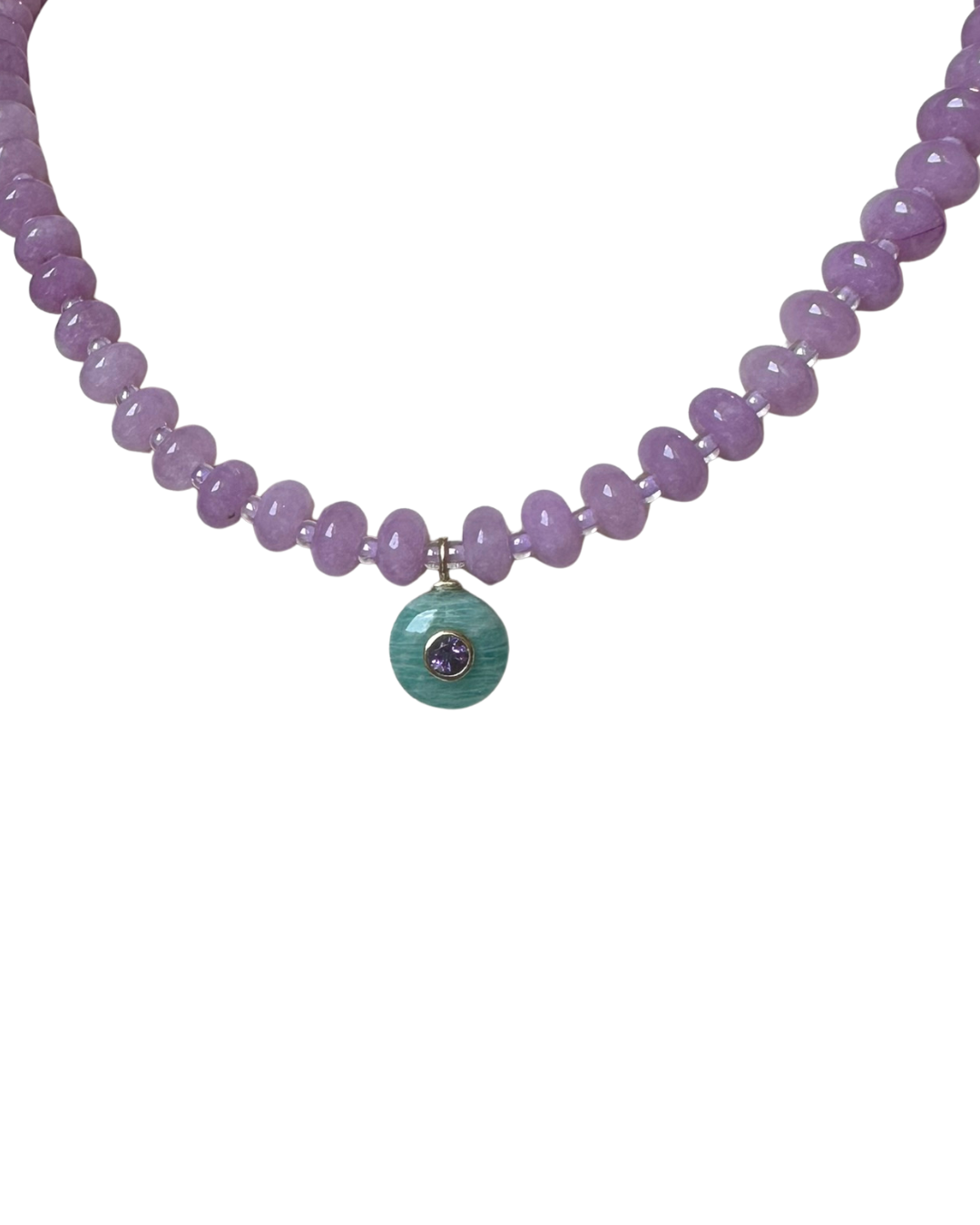 Lavender Jade Necklace