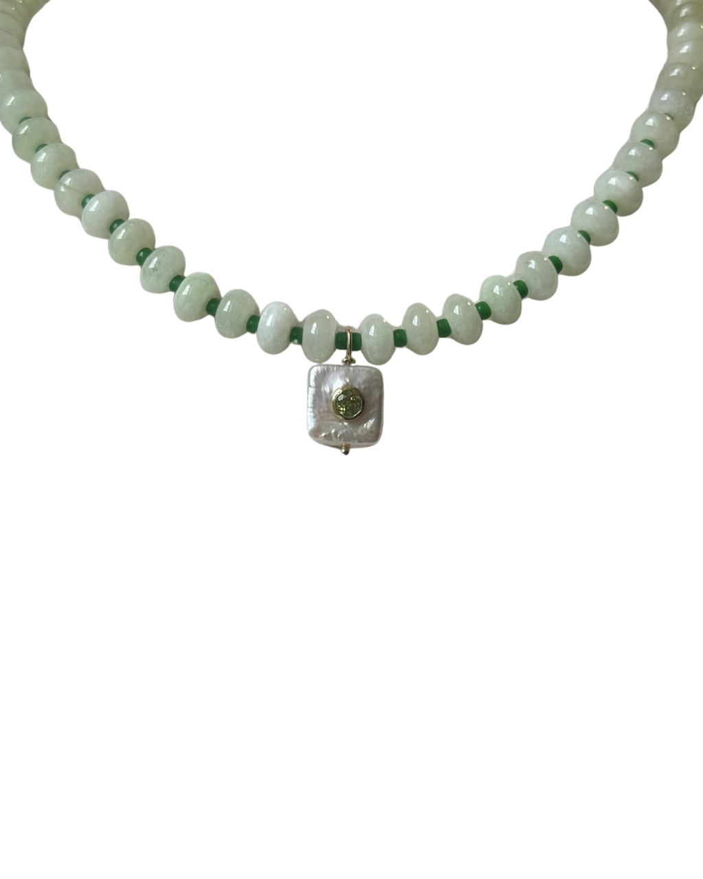 Sage Jade Necklace