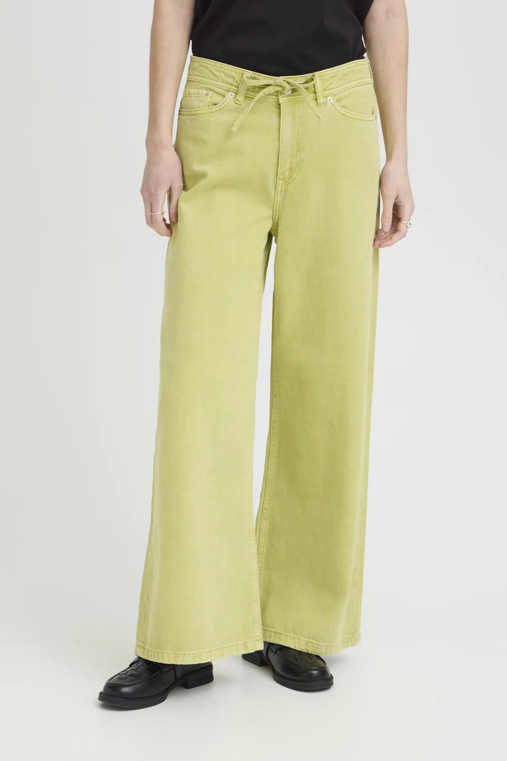 Lily Green Wide Leg Jeans