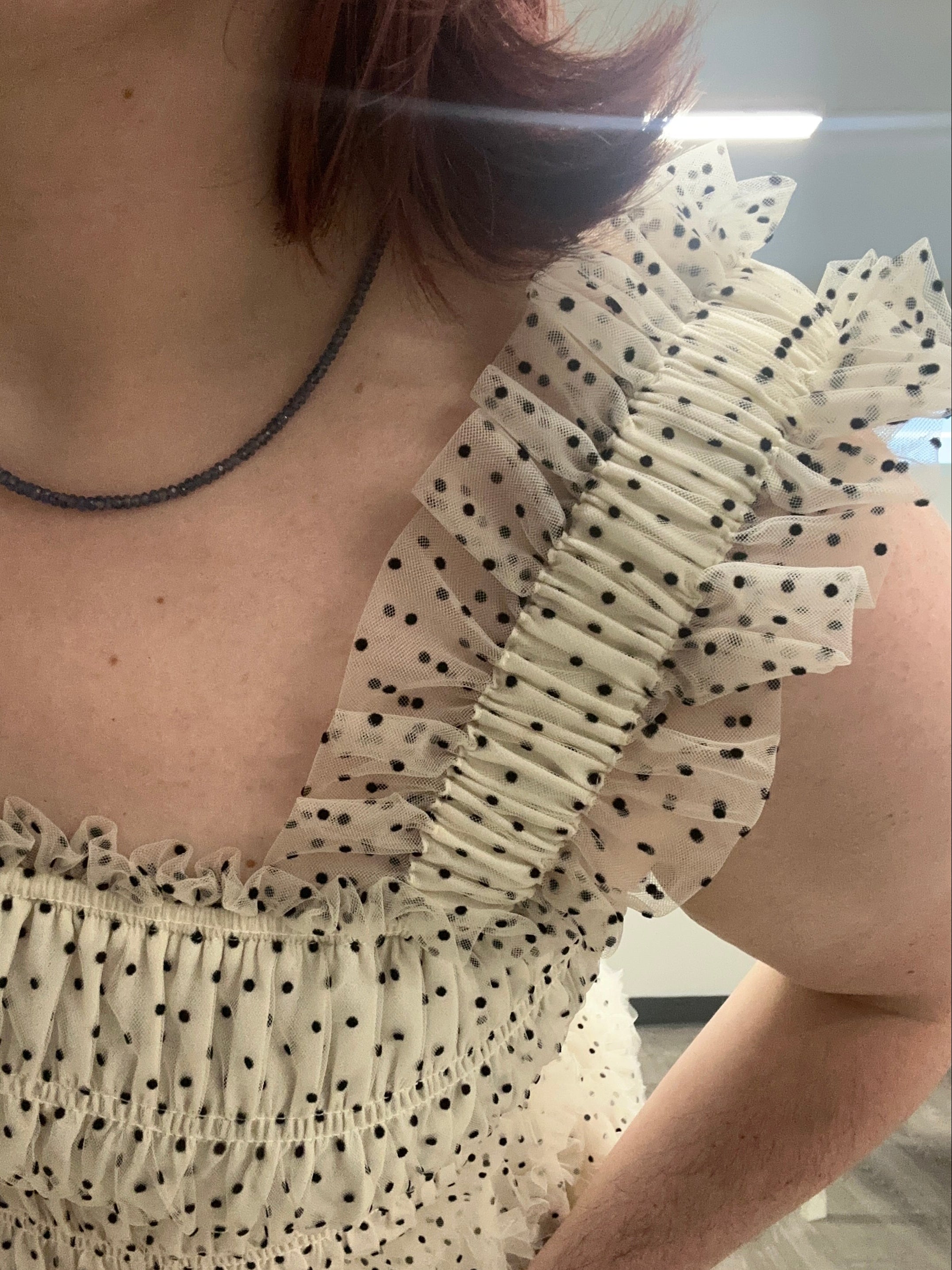 The Polka Dot Tulle Midi Dress