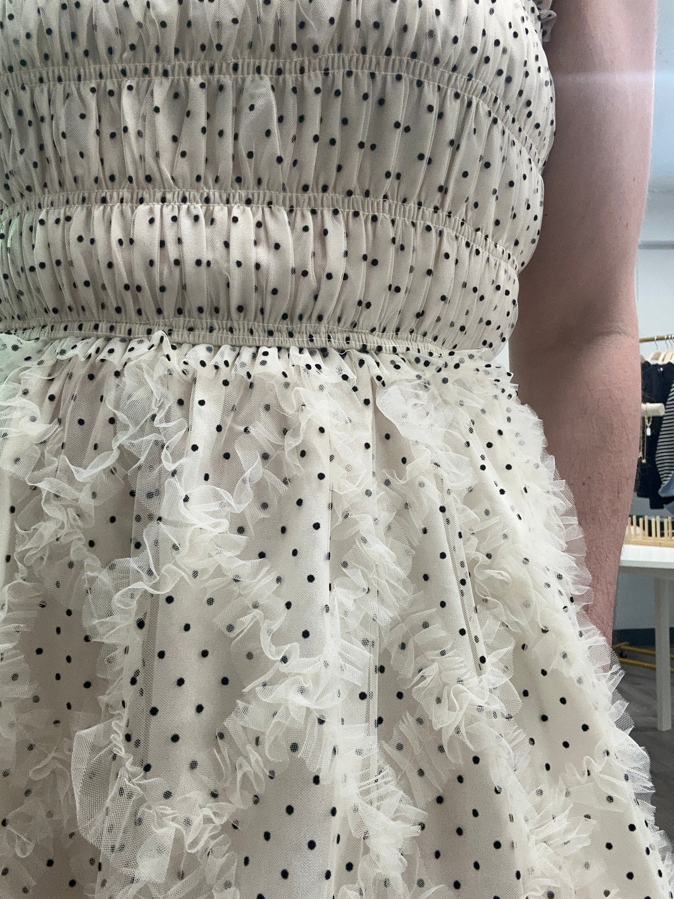 The Polka Dot Tulle Midi Dress