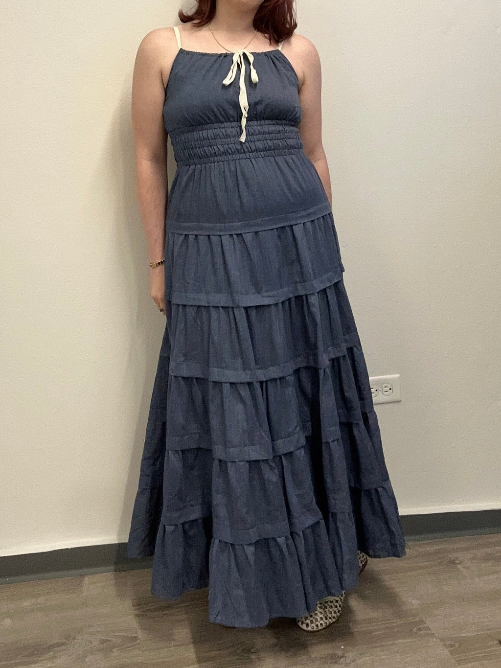 Tiered Midi Dress