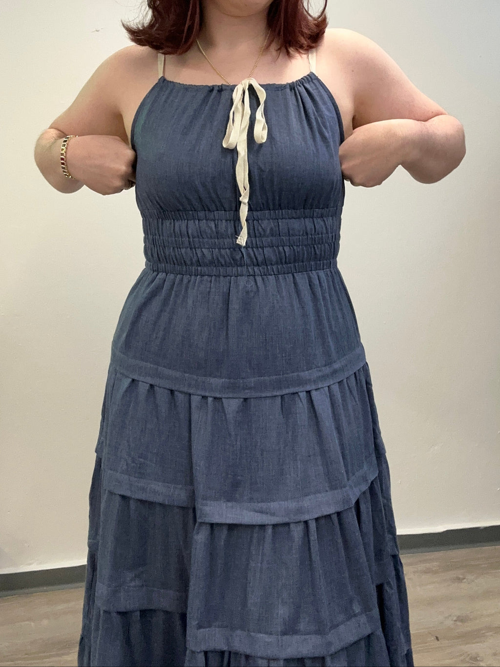 Tiered Midi Dress
