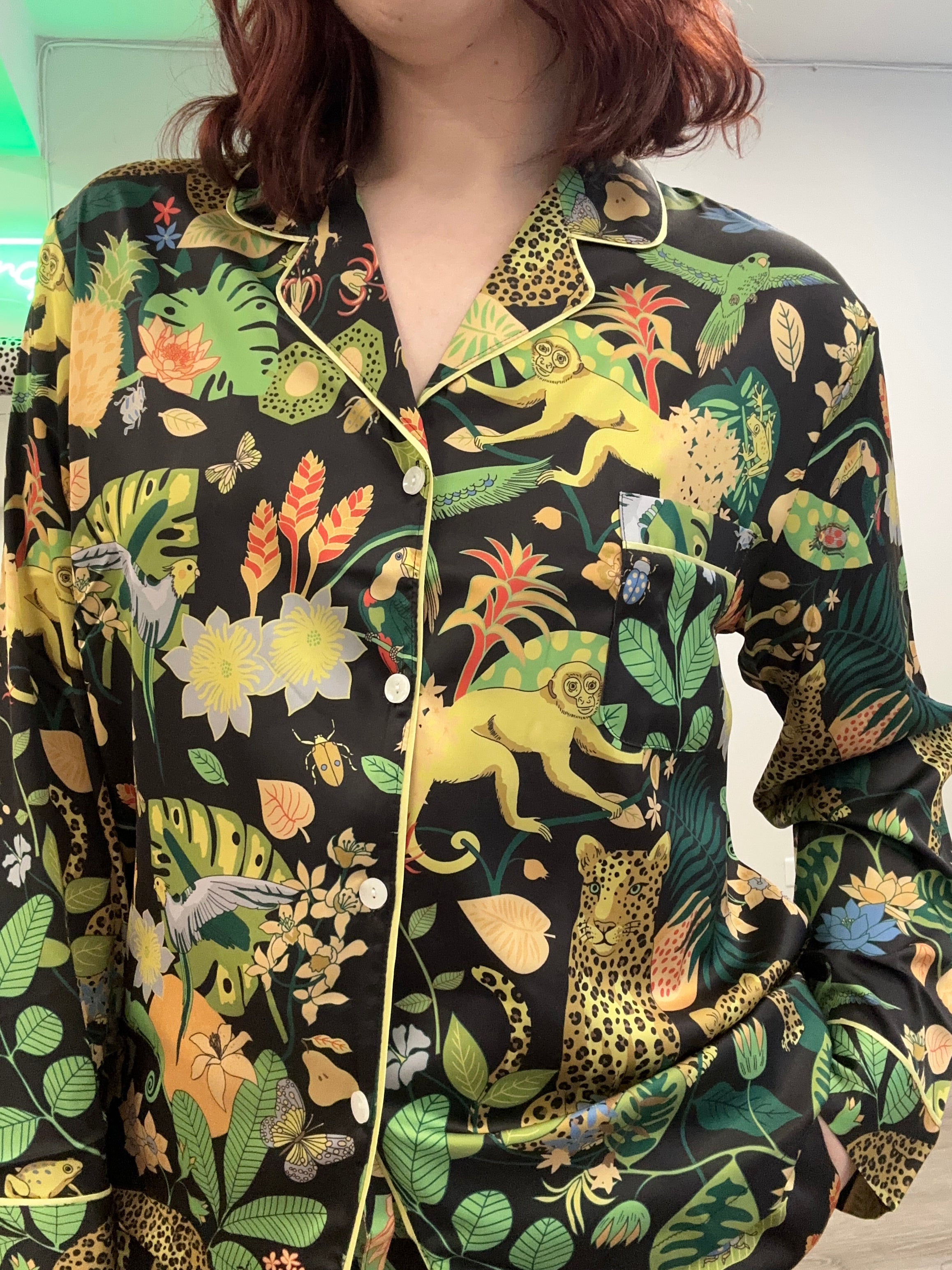 Midnight Jungle Pajama Set