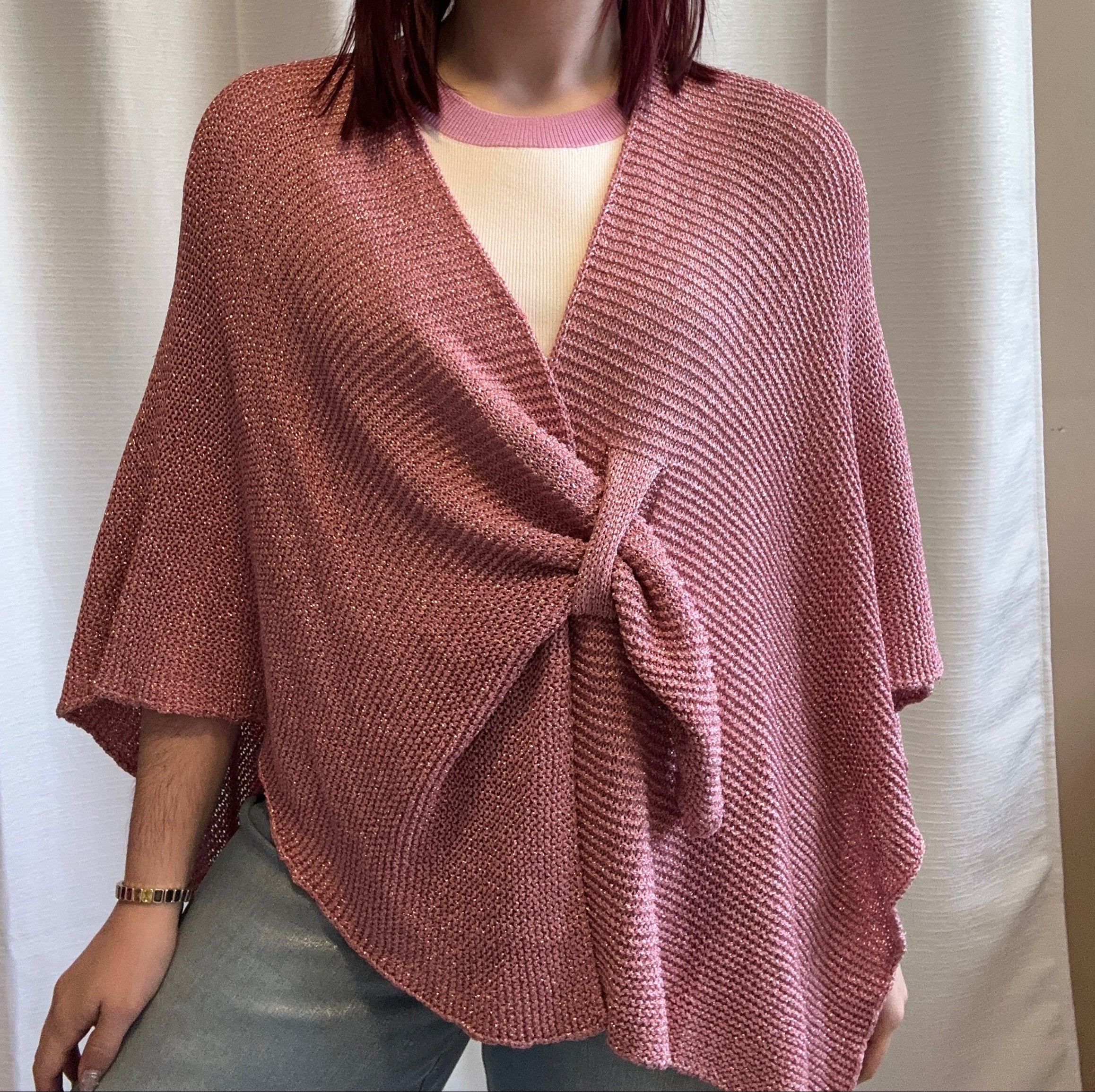 Shimmer Knit Wrap