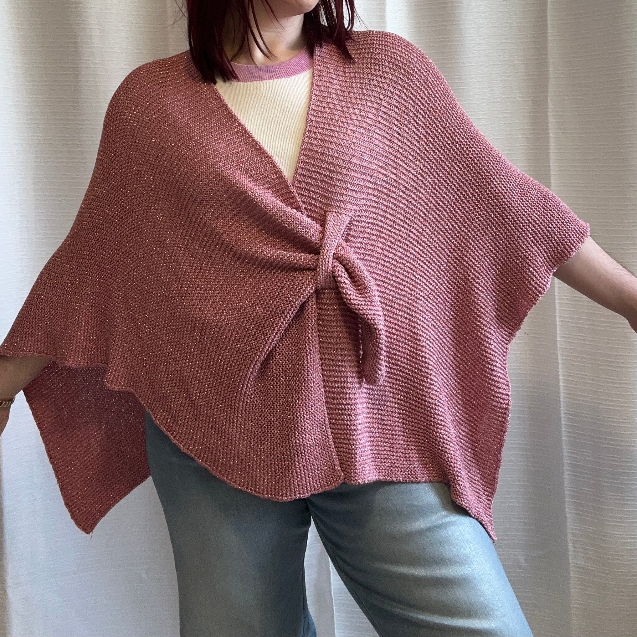 Shimmer Knit Wrap
