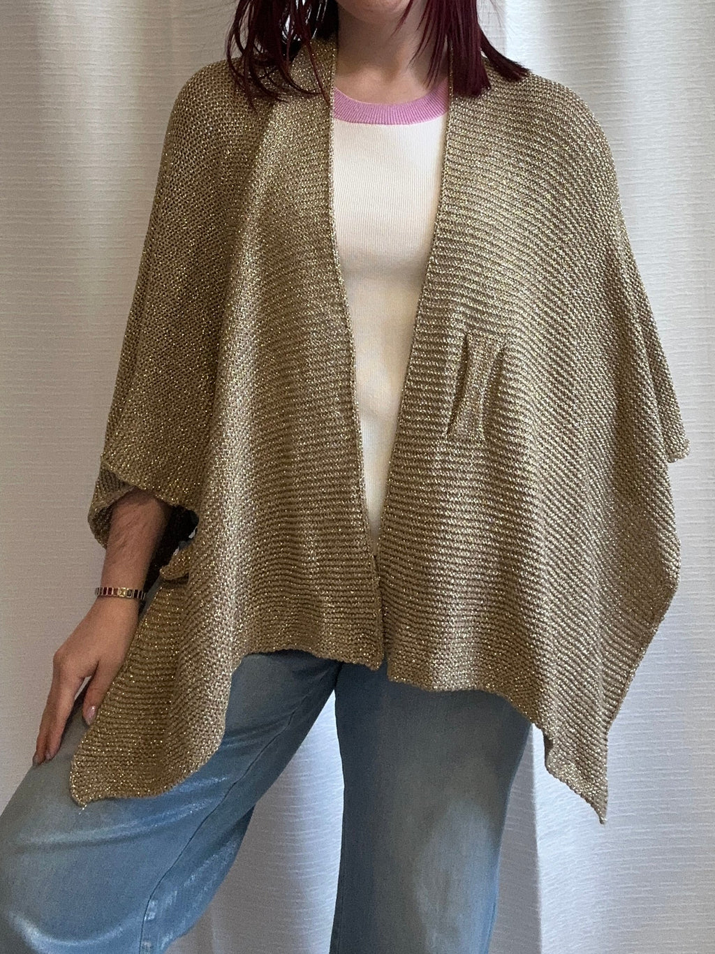 Shimmer Knit Wrap