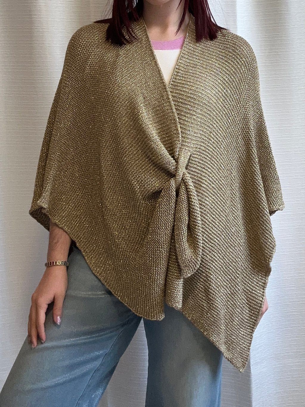 Shimmer Knit Wrap