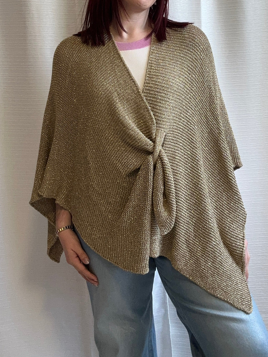 Shimmer Knit Wrap