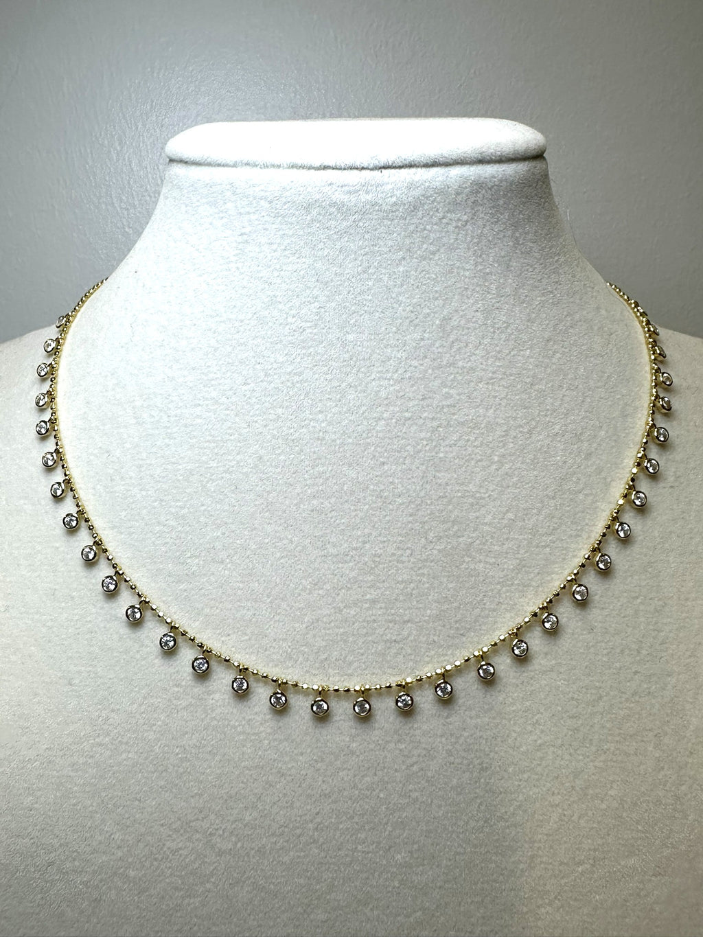 Dainty Gem Vermeil Necklace