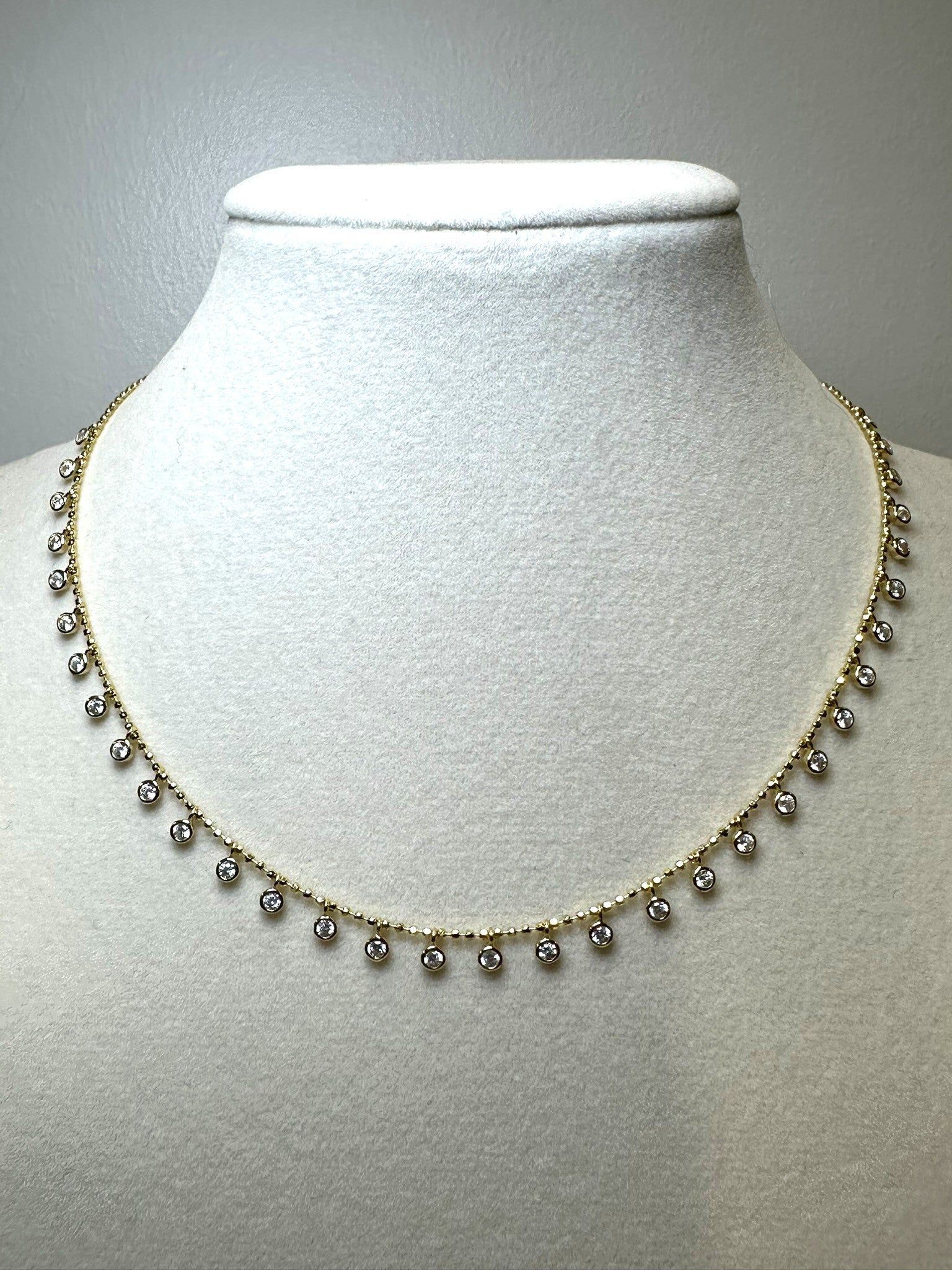 Dainty Gem Vermeil Necklace