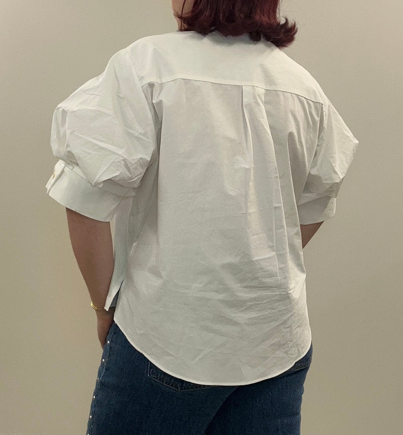 Oversized White Not So Basic Tee