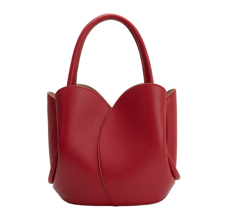 Melie Bianco Red Tulip Bag