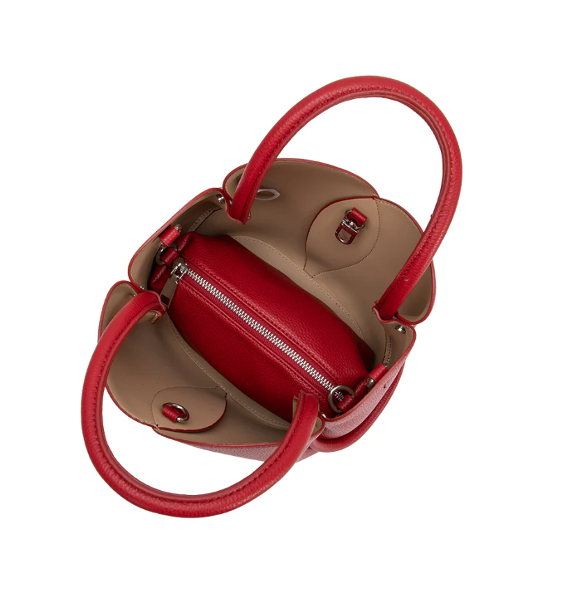 Melie Bianco Red Tulip Bag