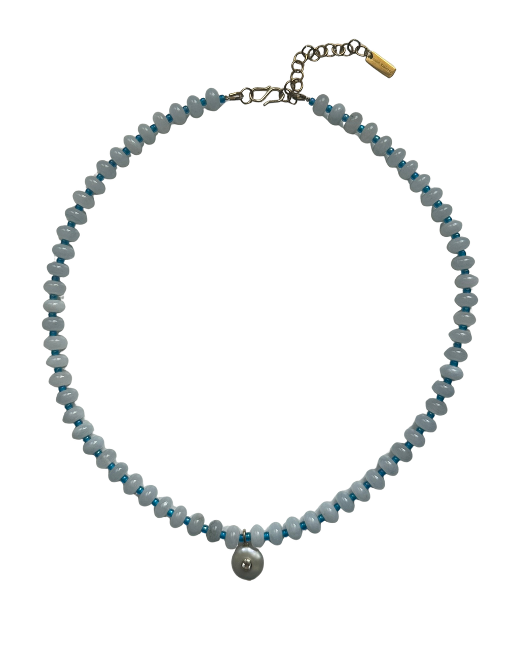 Powder Blue Jade Necklace