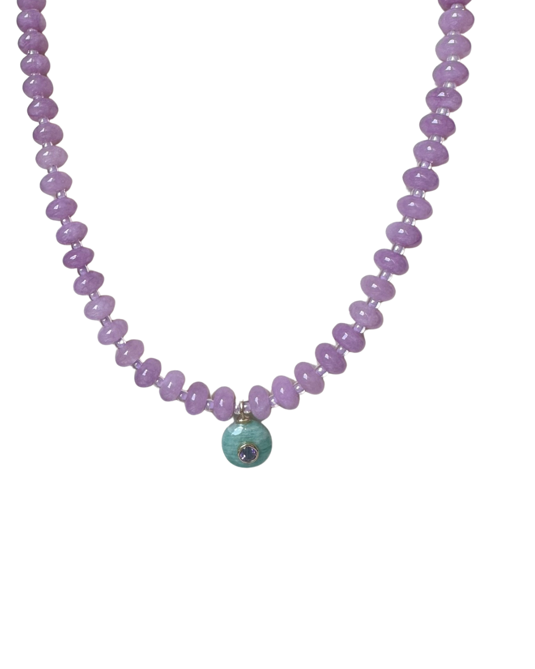Lavender Jade Necklace