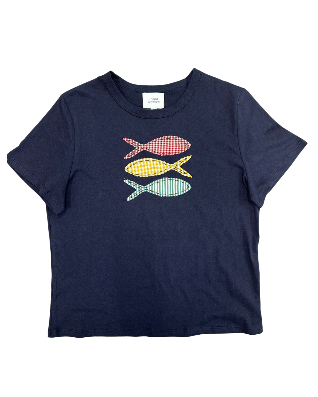 Gingham Fish Tee