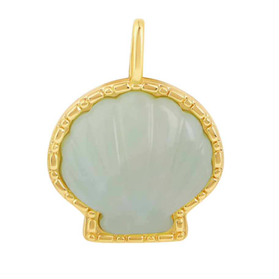 Seafoam Shell Charm