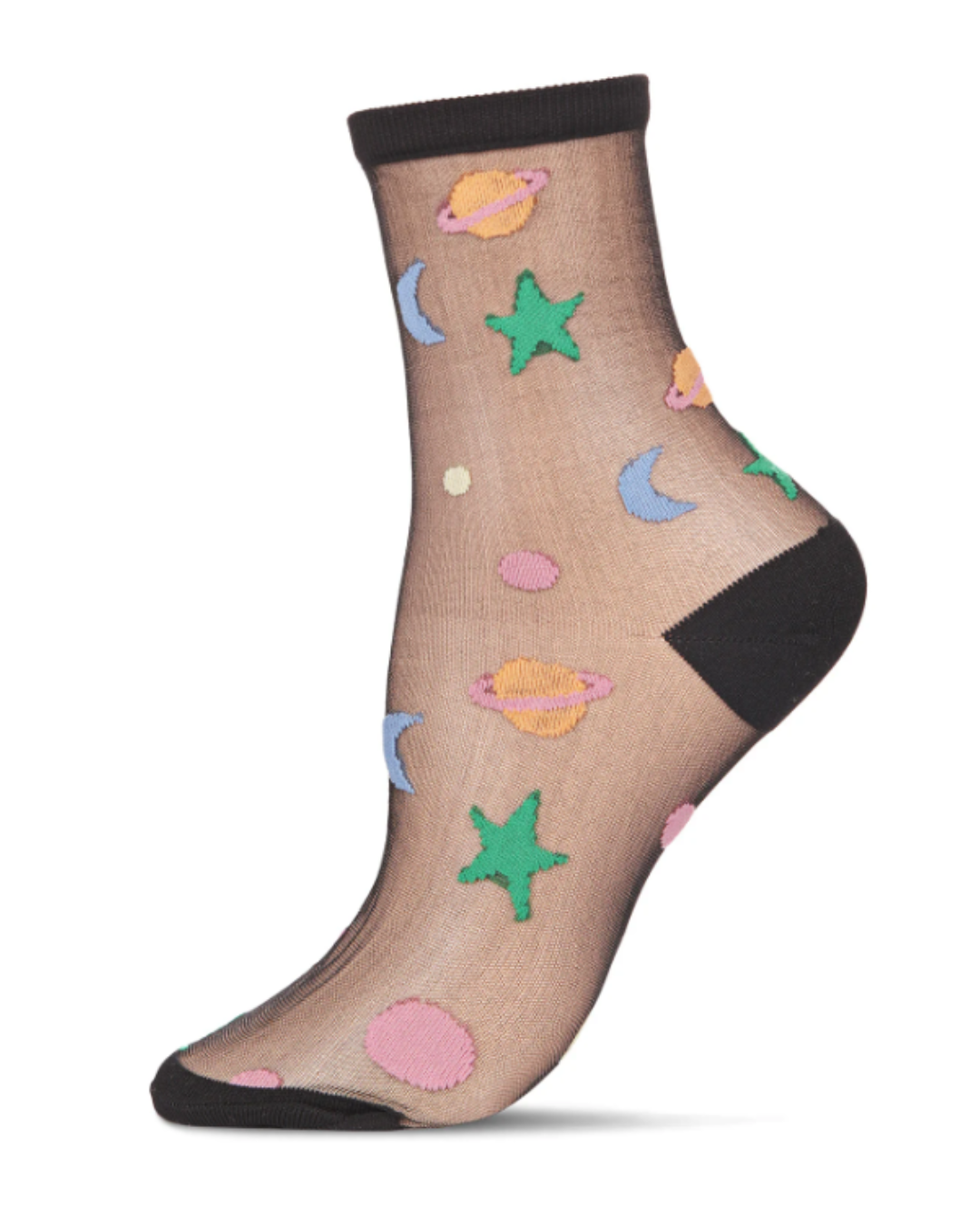 Sheer Cosmic Crew Sock